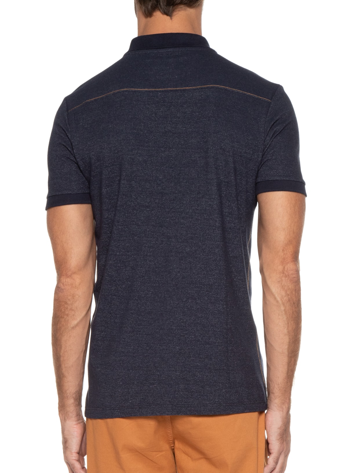 Polo Masculina Jazz Denim Azul Reserva