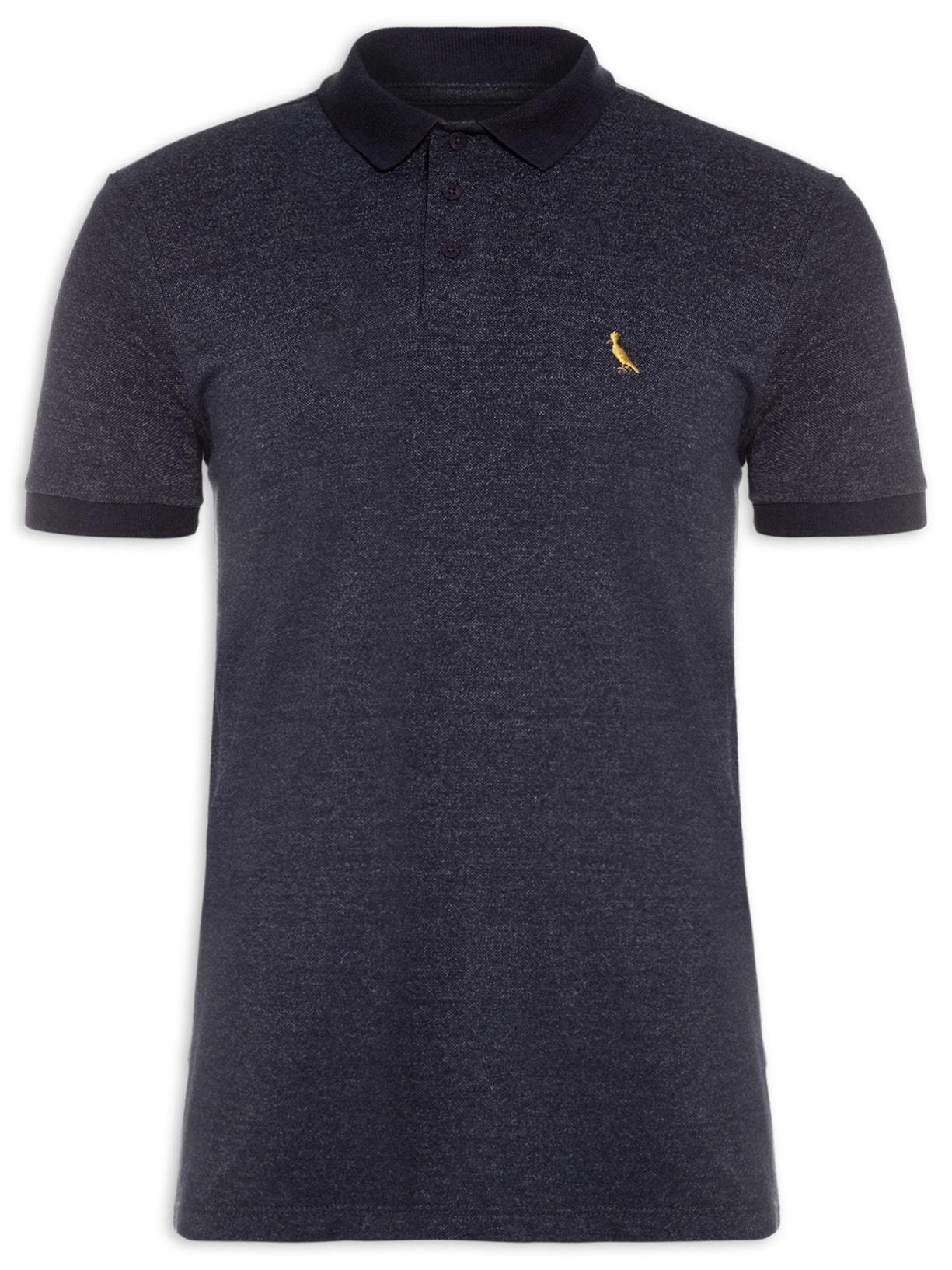 Polo Masculina Jazz Denim Azul Reserva