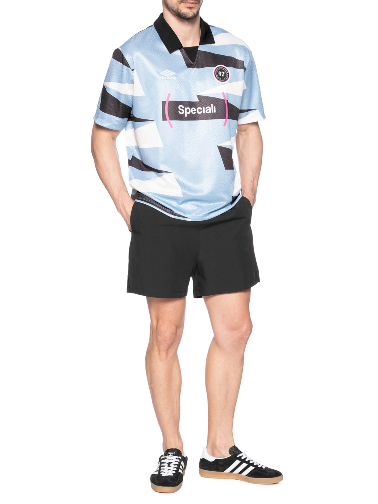Polo Masculina Jersey 92 Azul Umbro