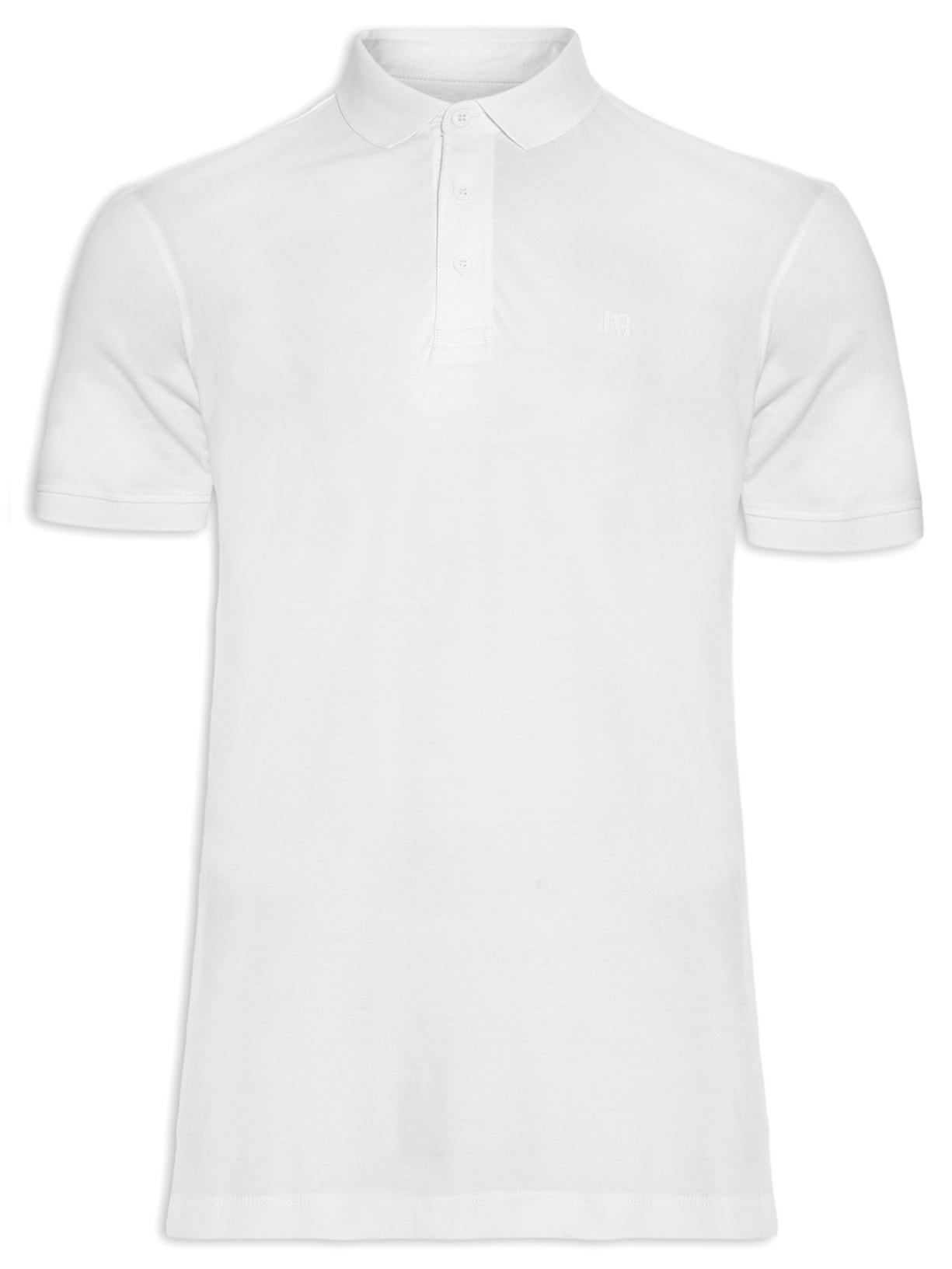 Polo Masculina Jersey Pima Peruano - Branco
