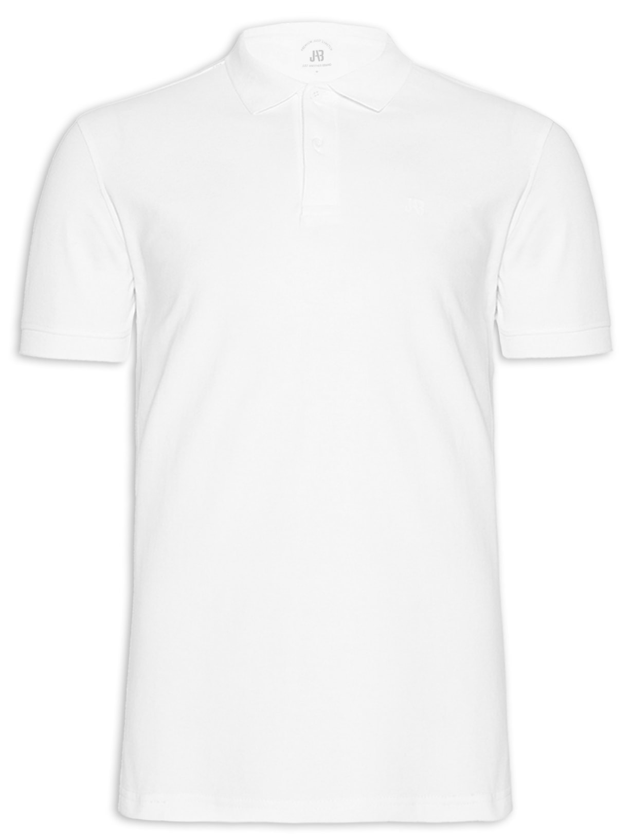 Pólo Masculina Jersey Premium Cotton Stretch - Branco