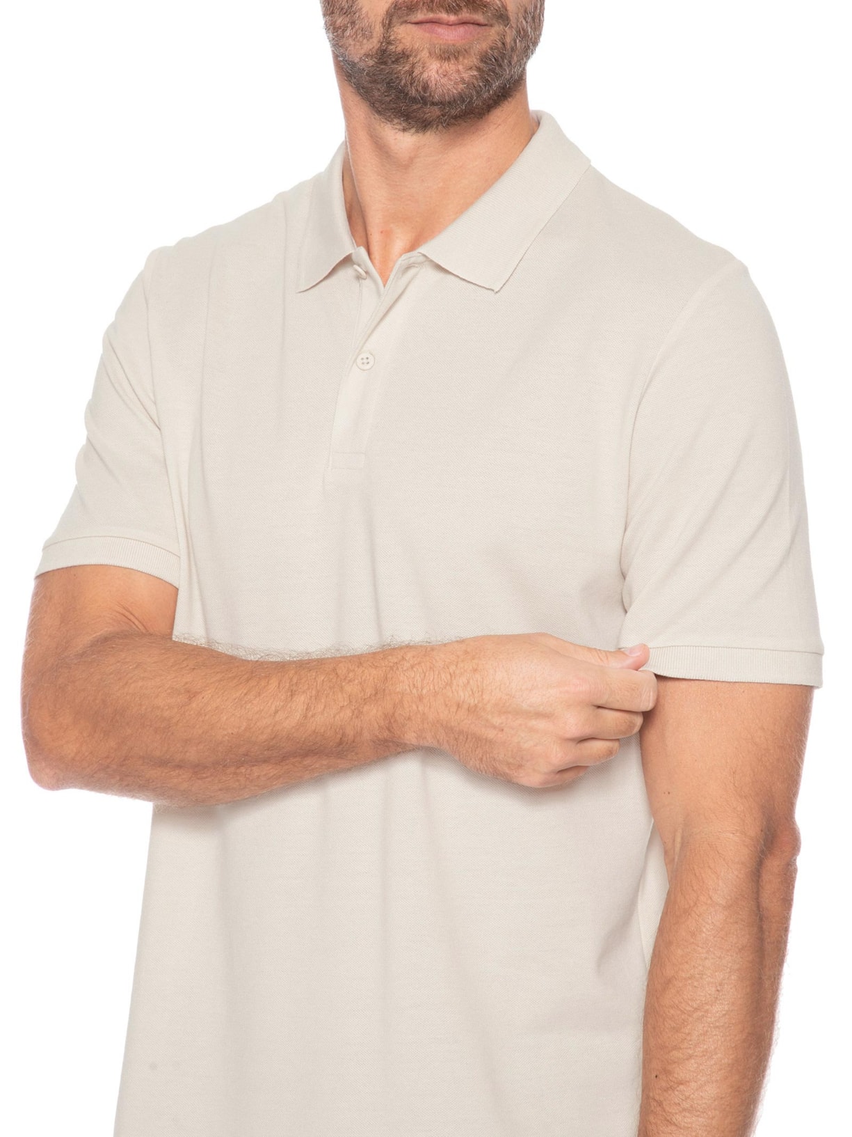 Polo Masculina Kane Bege Jack & Jones
