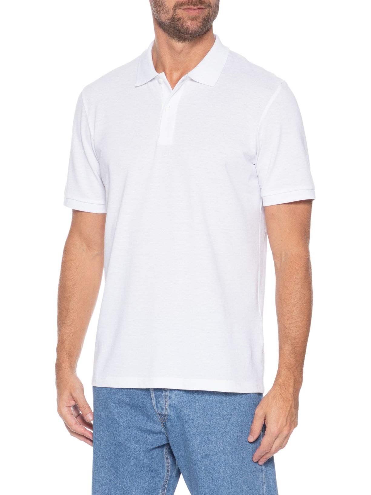 Polo Masculina Kane Branco Jack & Jones