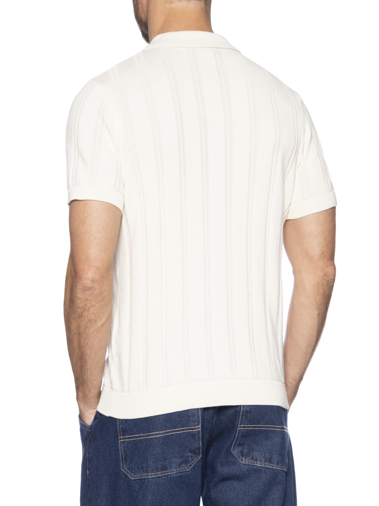 Polo Masculina Kennedy Off White Fila