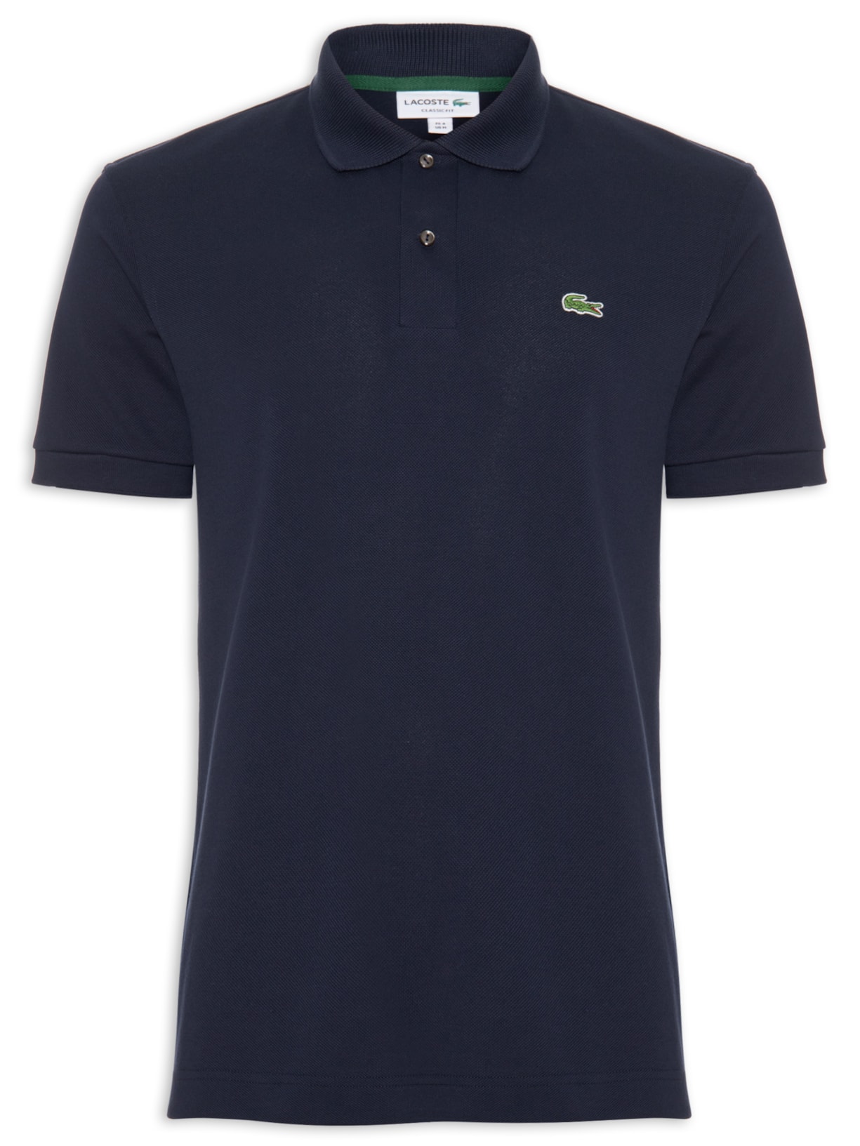 Polo Masculina L.12.21 Classic Fit Em Piquet De Algodão Orgânico - Azul