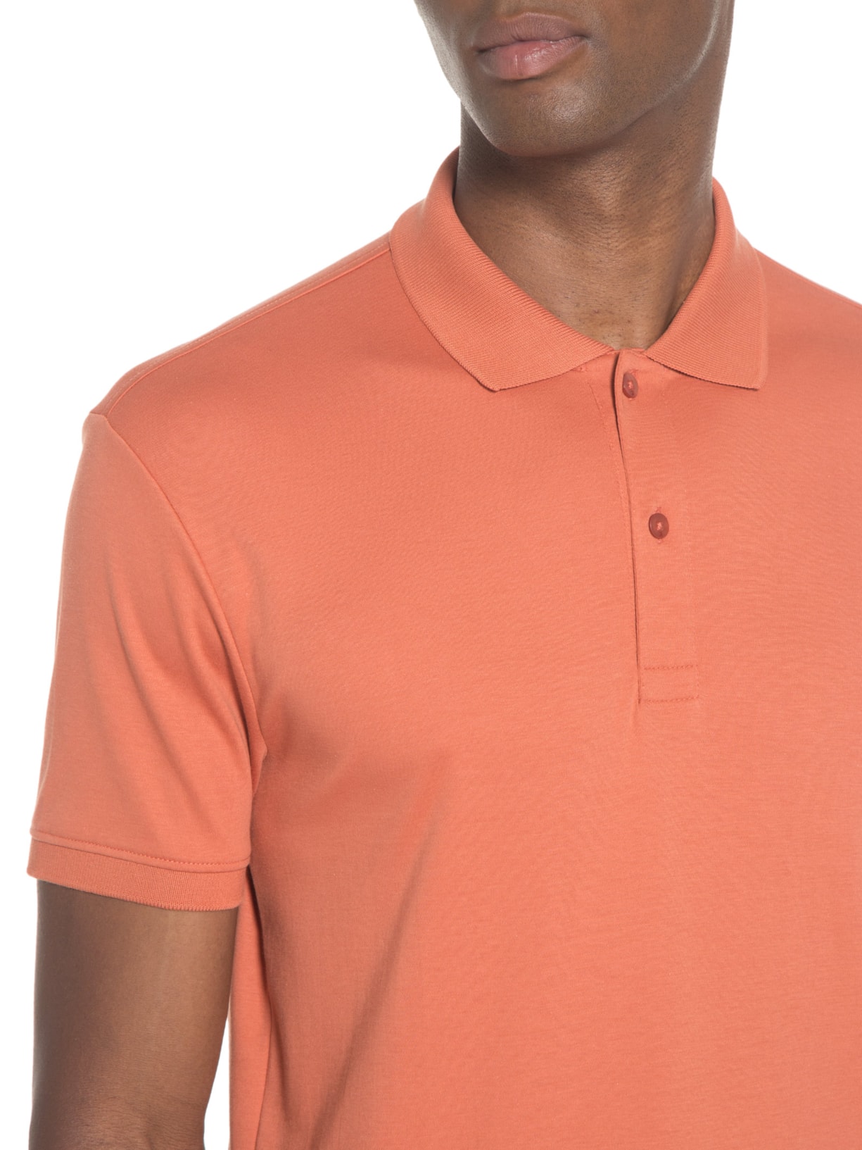 Polo Masculina Laranja Ricardo Almeida
