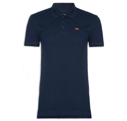 Polo Masculina Levi´s Housemark Classic Fit HM Com Logo  - Levi's - Azul