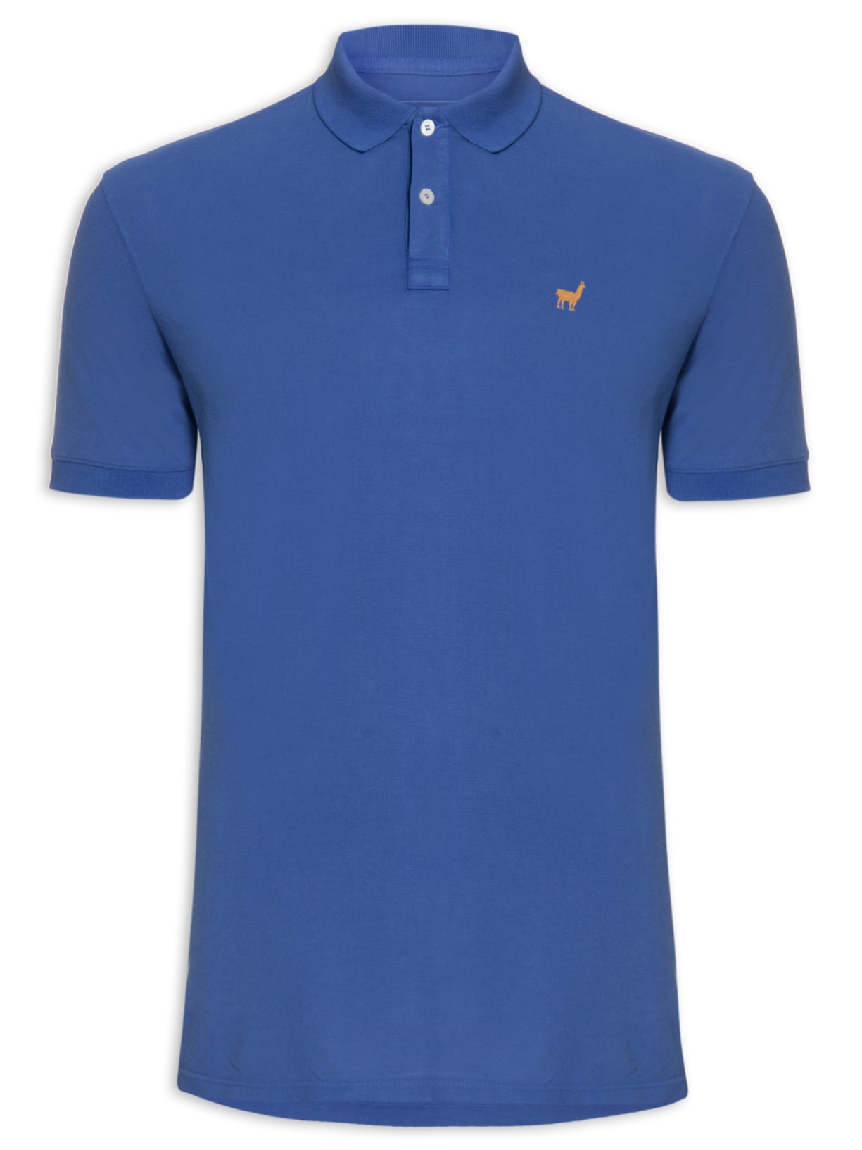 Polo Masculina Lhama Azul Zapalla