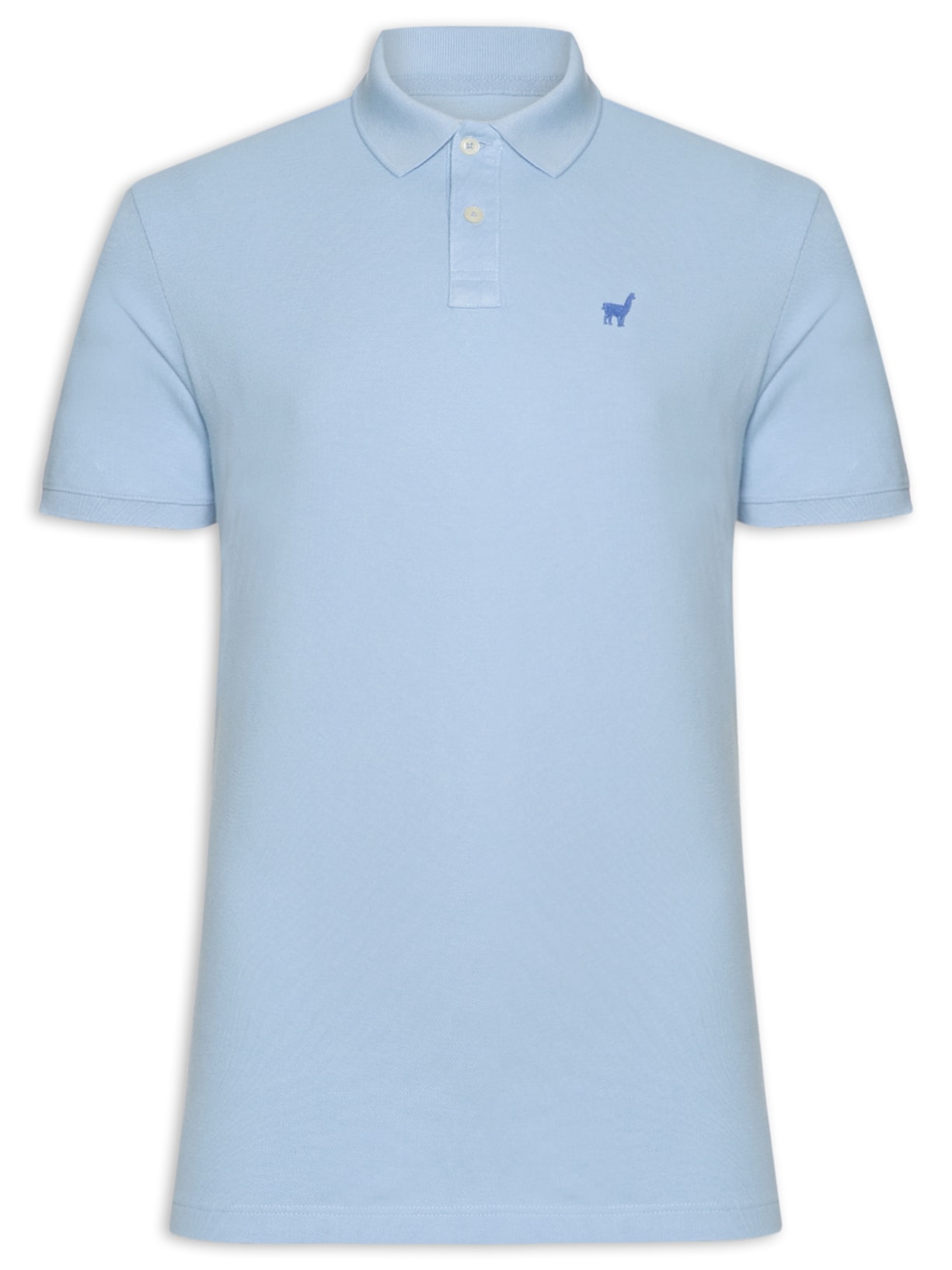 Polo Masculina Lhama Azul Zapalla