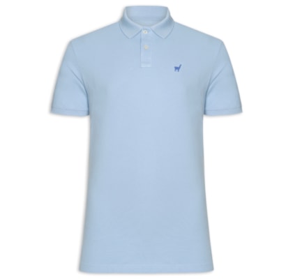 Polo Masculina Lhama - Azul