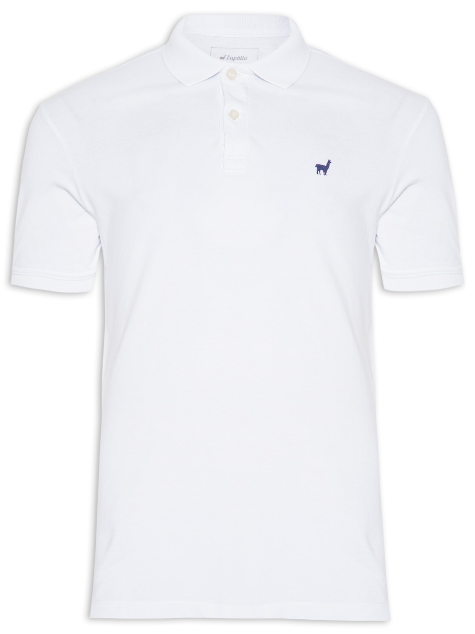 Zapalla - Polo Masculina Lhama Strech - Branco