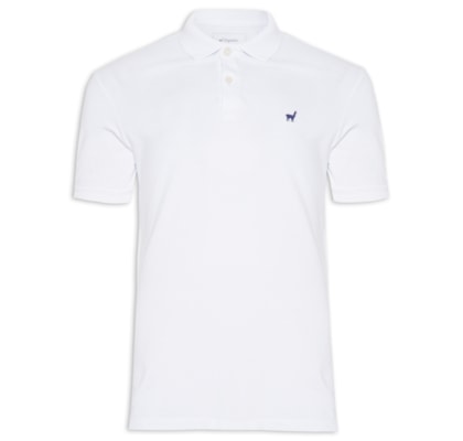 Polo Masculina Lhama Strech - Branco
