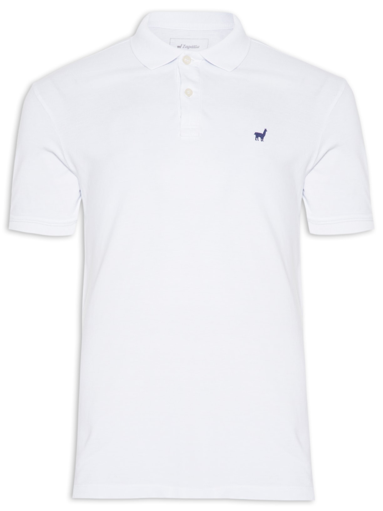 Polo Masculina Lhama Strech - Branco