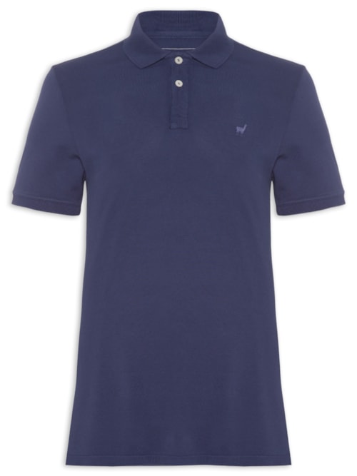Polo Masculina Lhama Strech - Zapalla - Azul