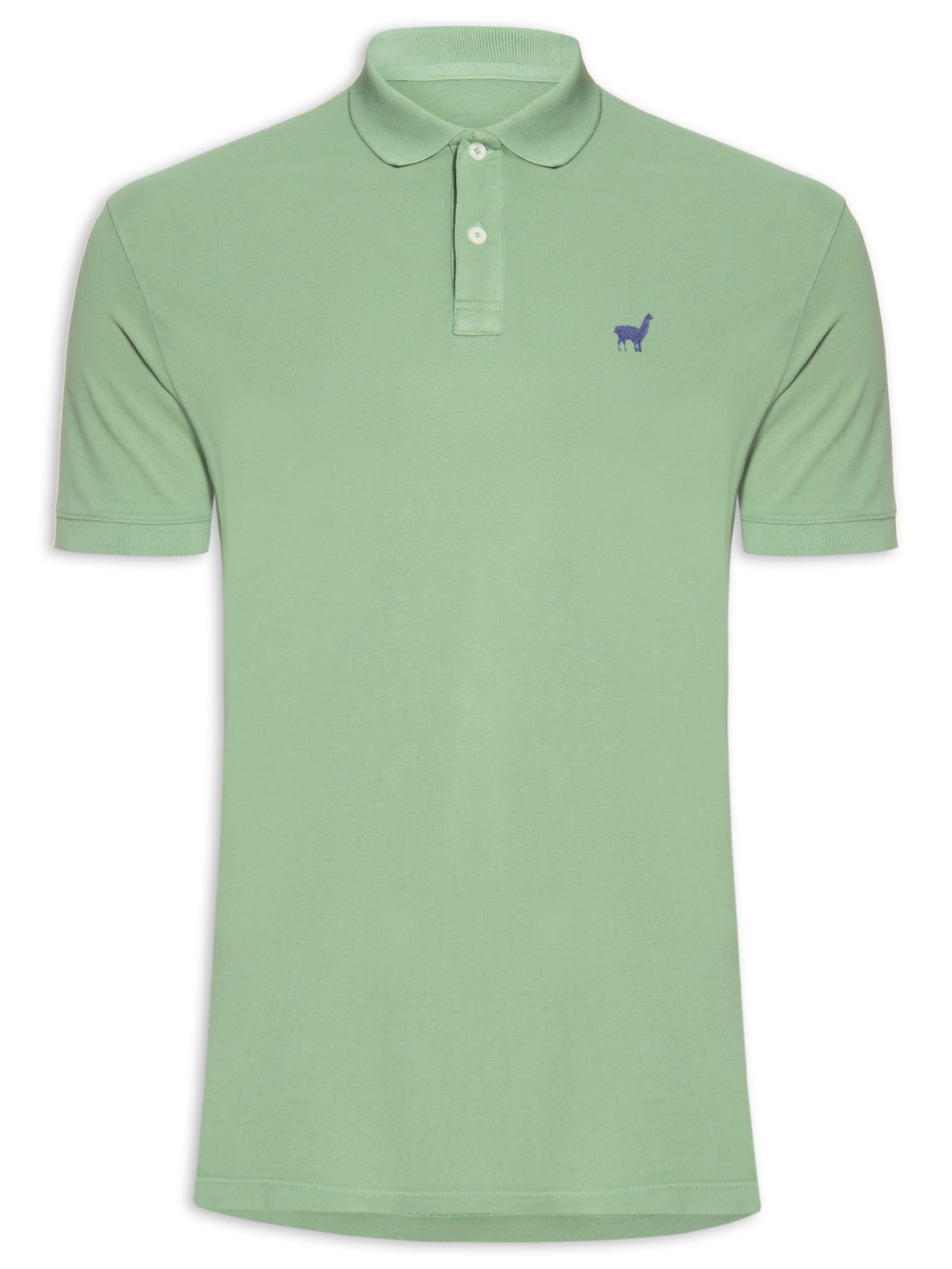 Polo Masculina Lhama - Verde