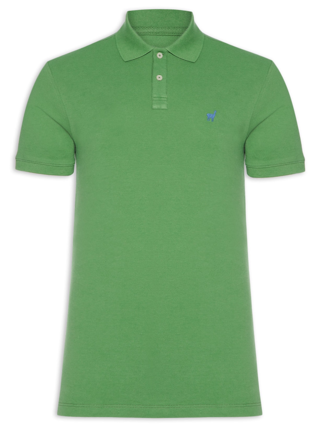 Polo Masculina Lhama - Verde