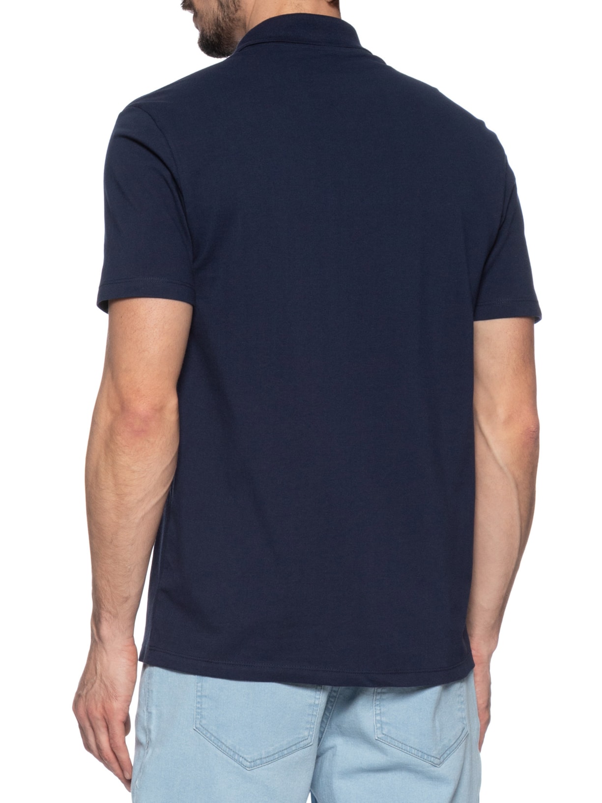 Polo Masculina Light Transfer Azul John John