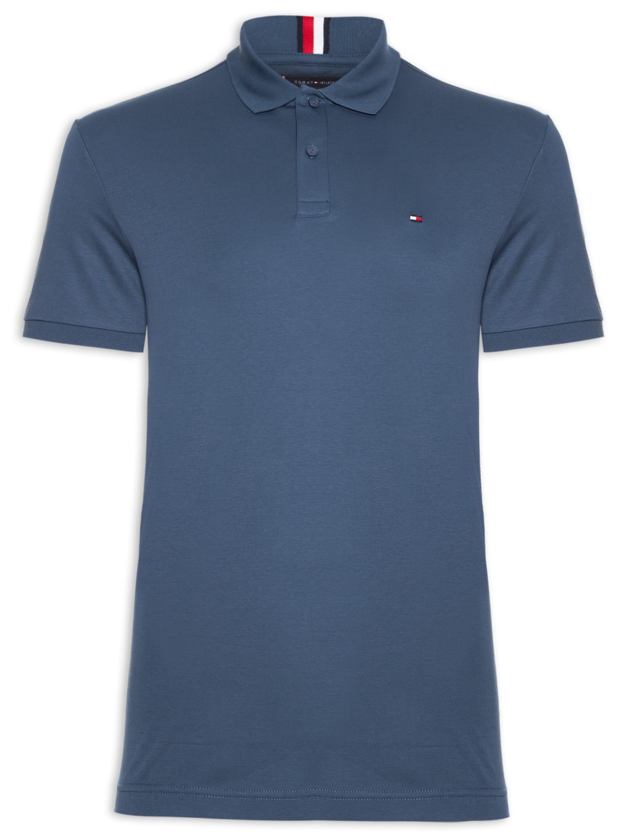Polo Masculina Liquid Cotton Essential Reg - Azul