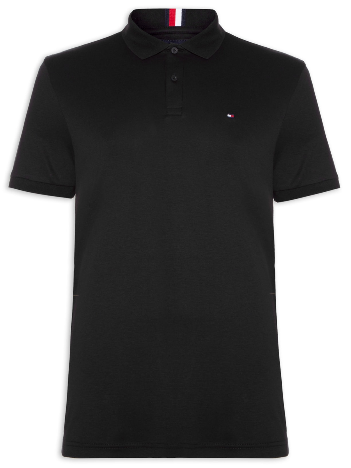 Polo Masculina Liquid Cotton Essential Reg - Preto