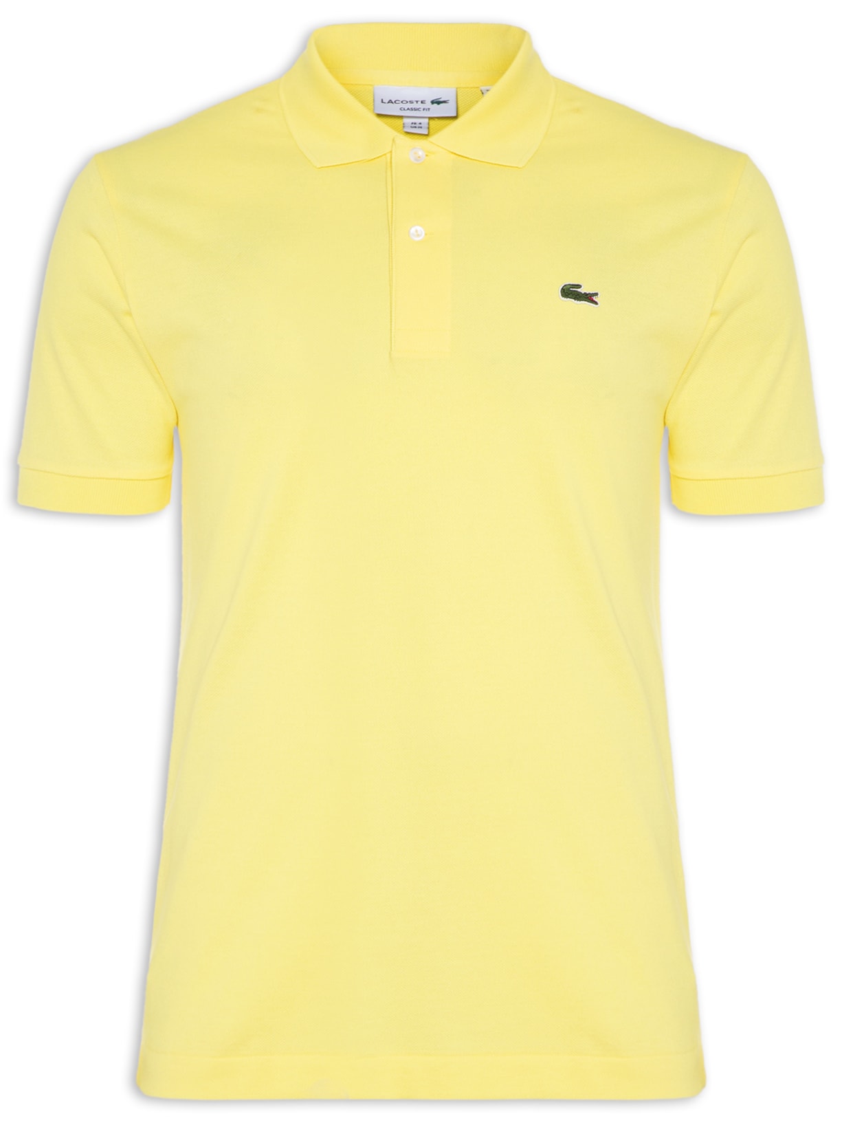 Polo Masculina Lisa - Amarelo