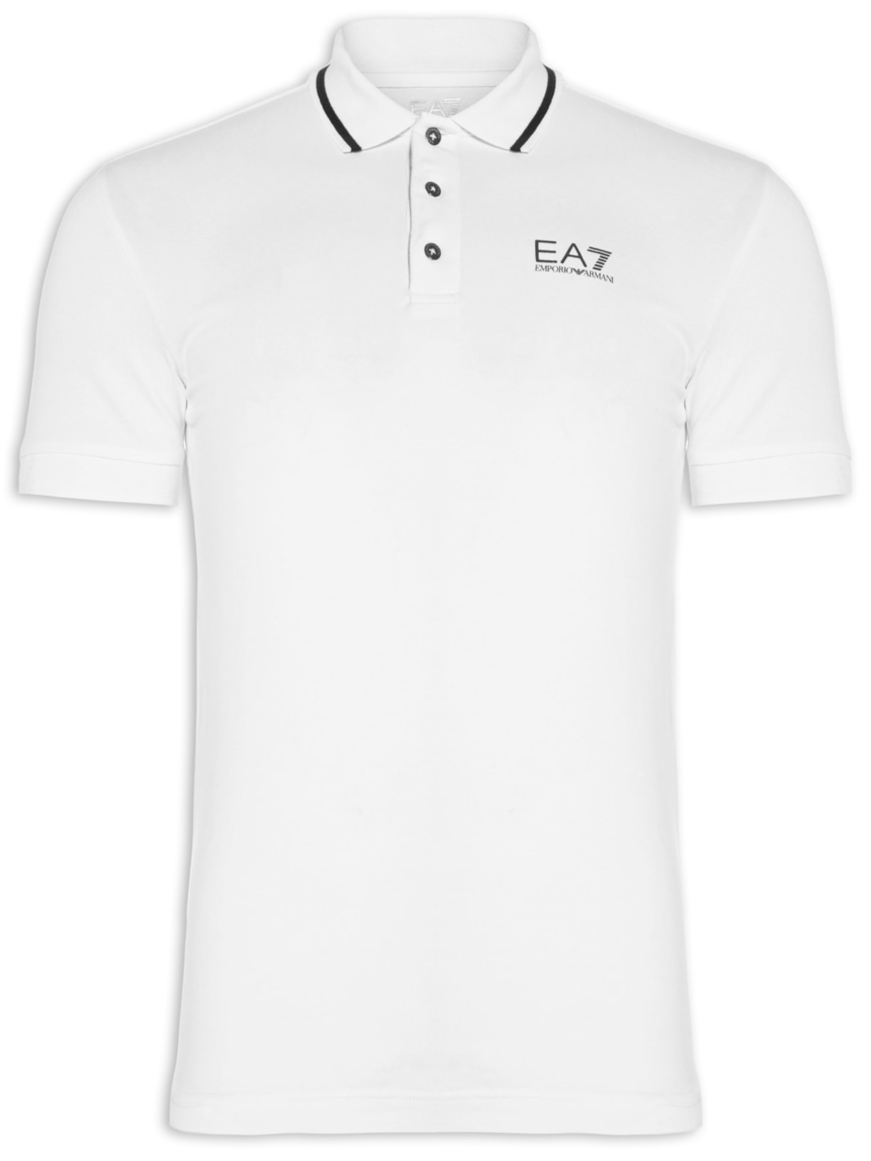 Polo Masculina Lisa - Branco