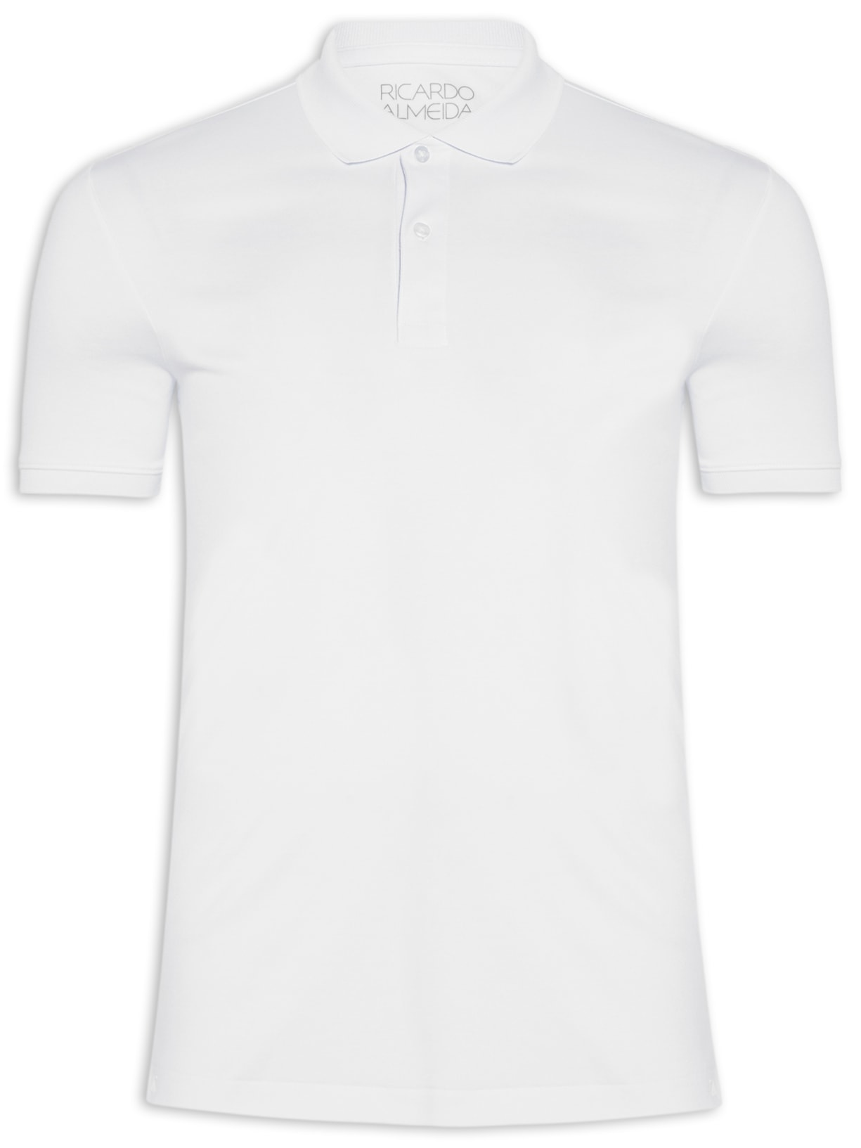 Polo Masculina Lisa - Branco