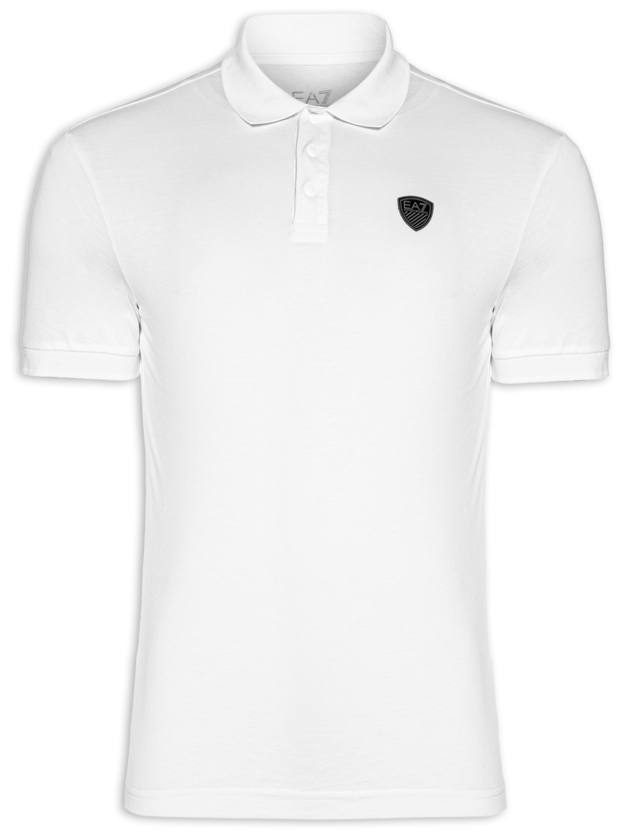 Polo Masculina Lisa - Branco