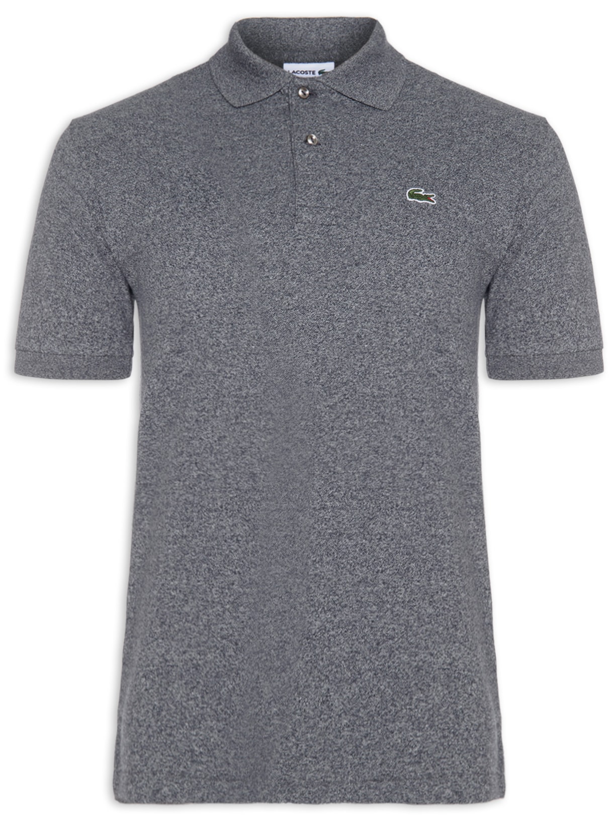 Polo Masculina Lisa - Cinza