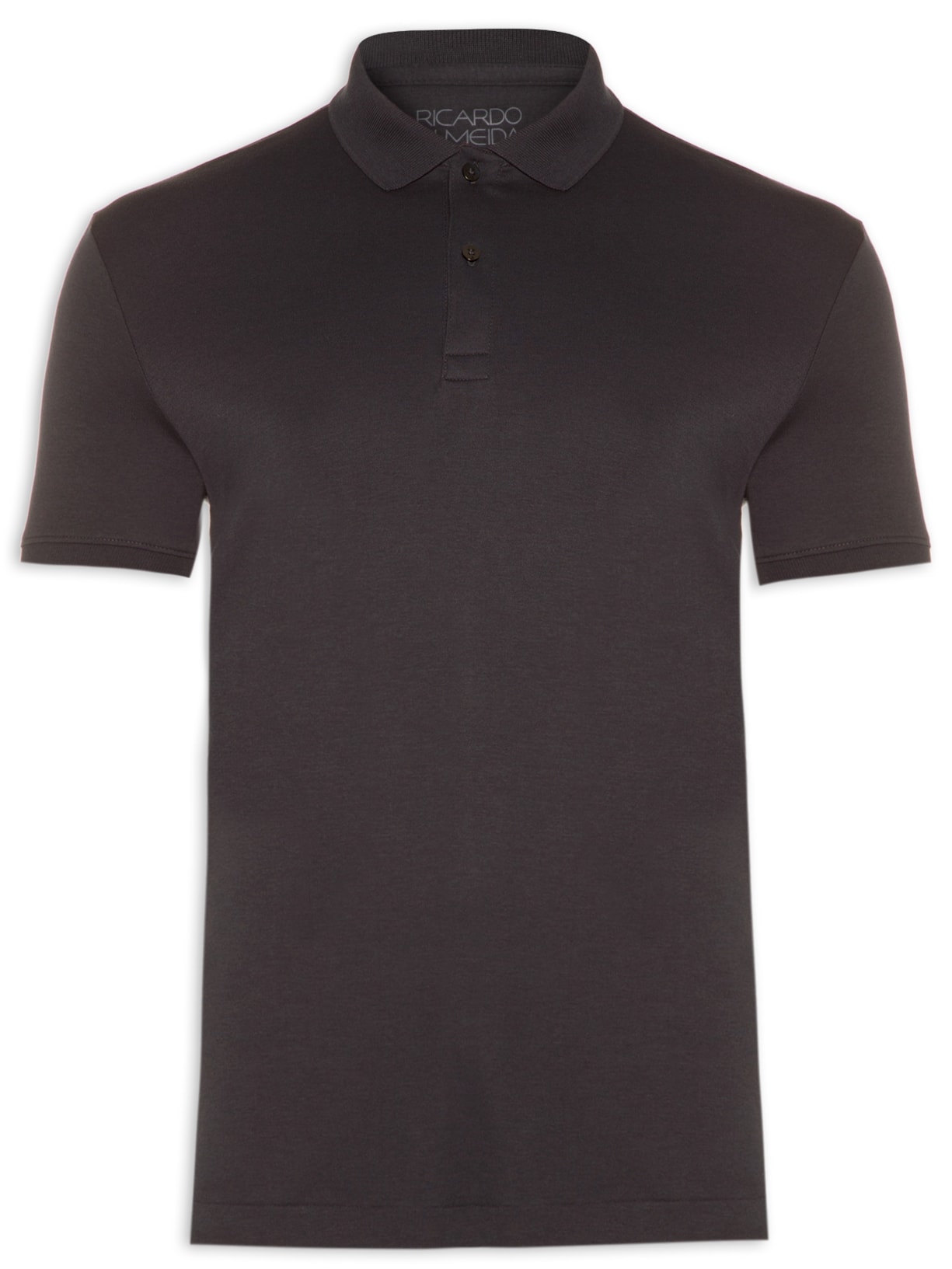 Polo Masculina Lisa - Cinza