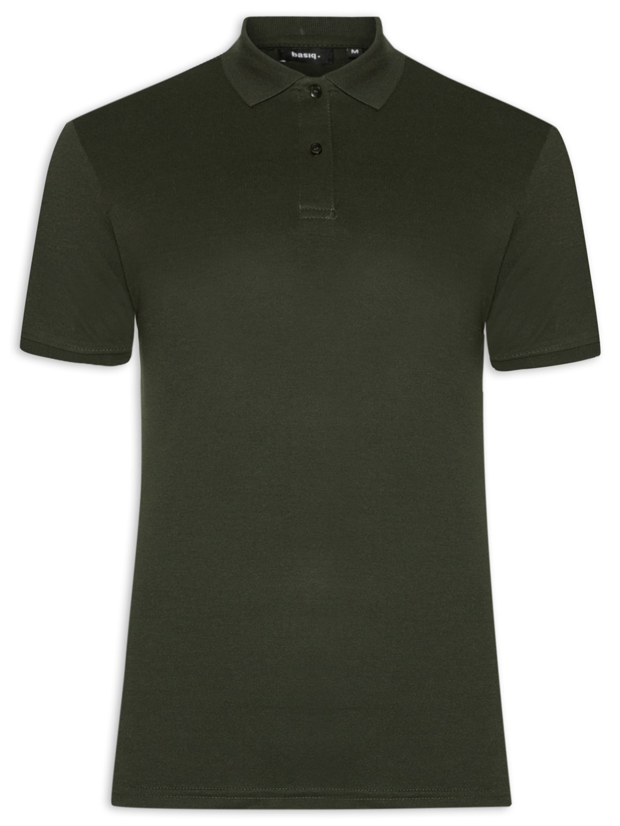 Polo Masculina Lisa Piquet Básica - Verde