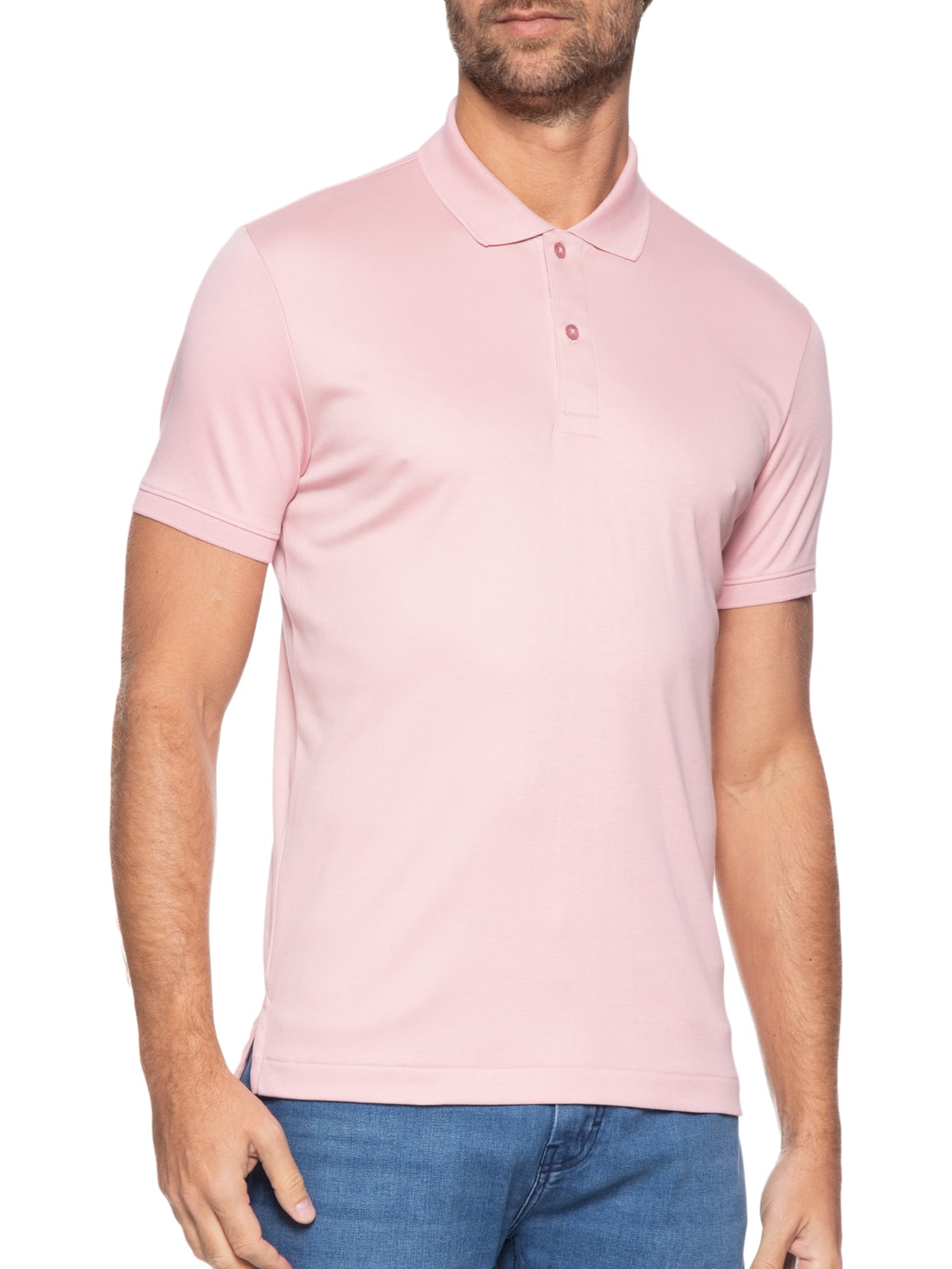 Polo Masculina Lisa Rosa Ricardo Almeida