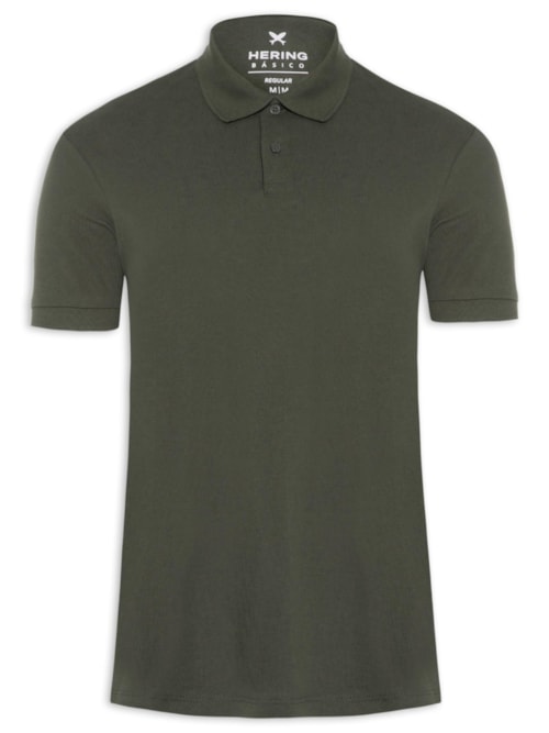 Polo Masculina Lisa - Verde