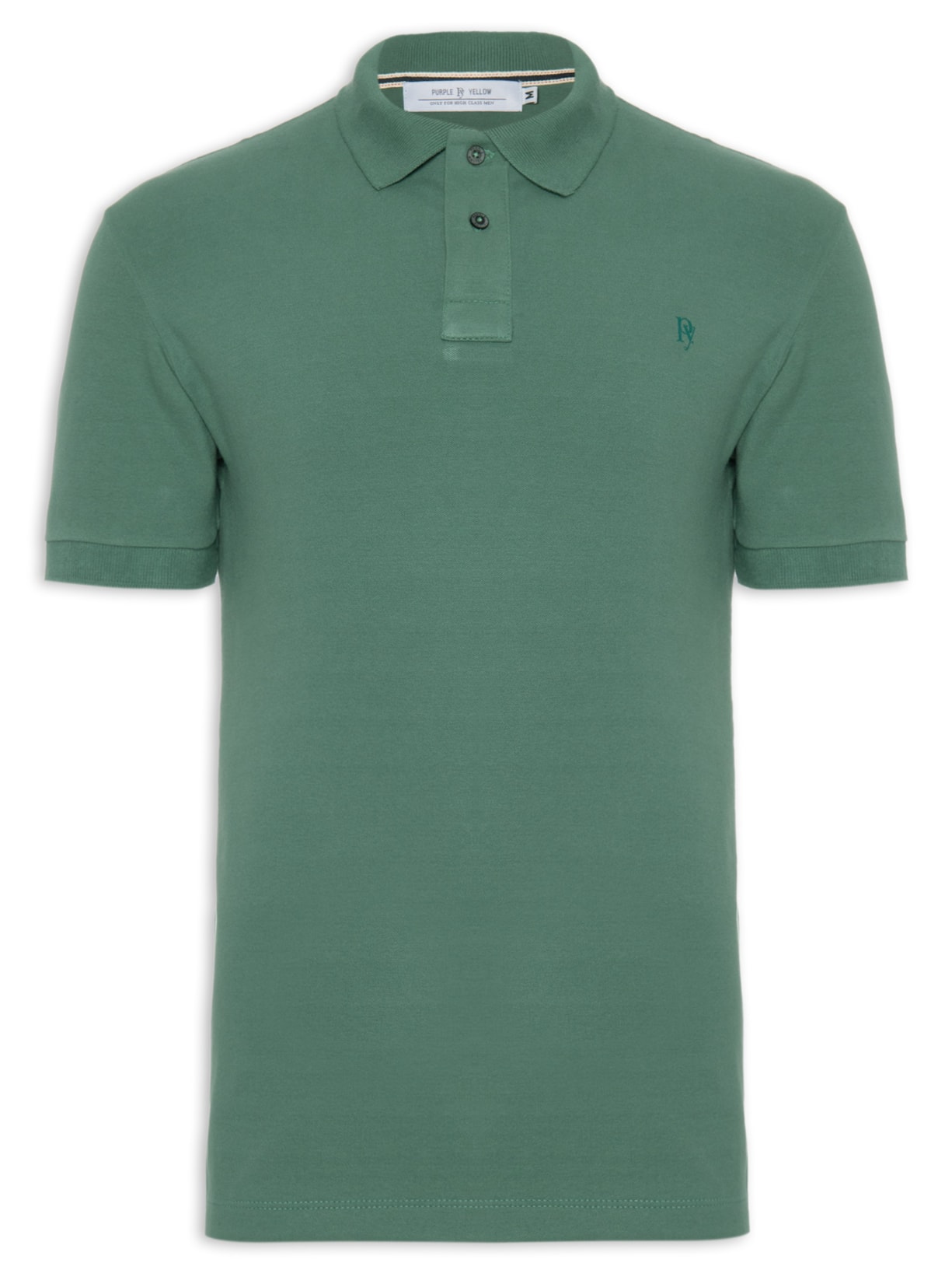Polo Masculina Lisa - Verde