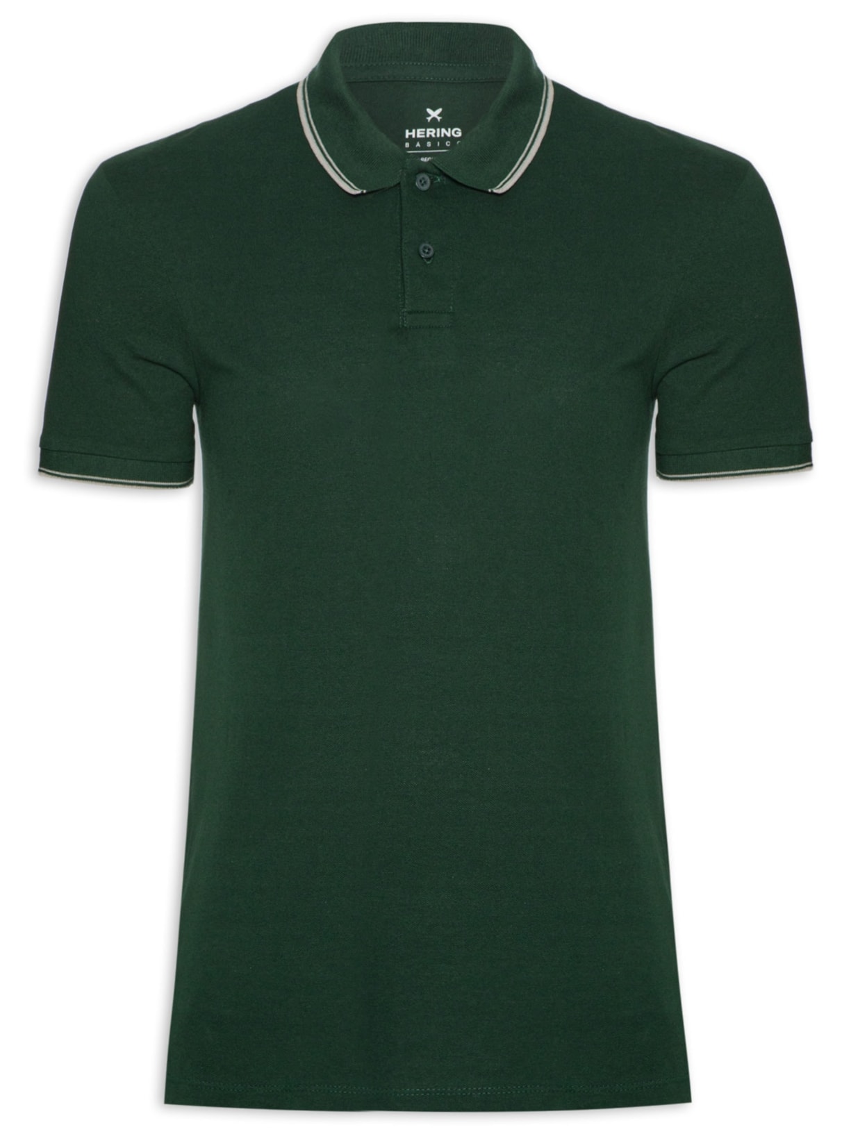 Polo Masculina Lisa - Verde