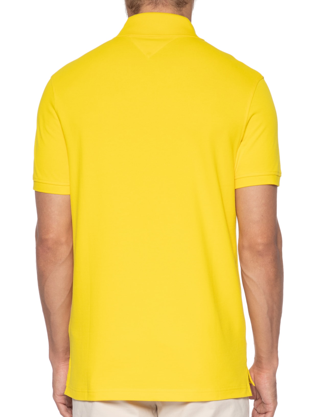 Polo Masculina lm 1985 Regular Amarelo Tommy Hilfiger