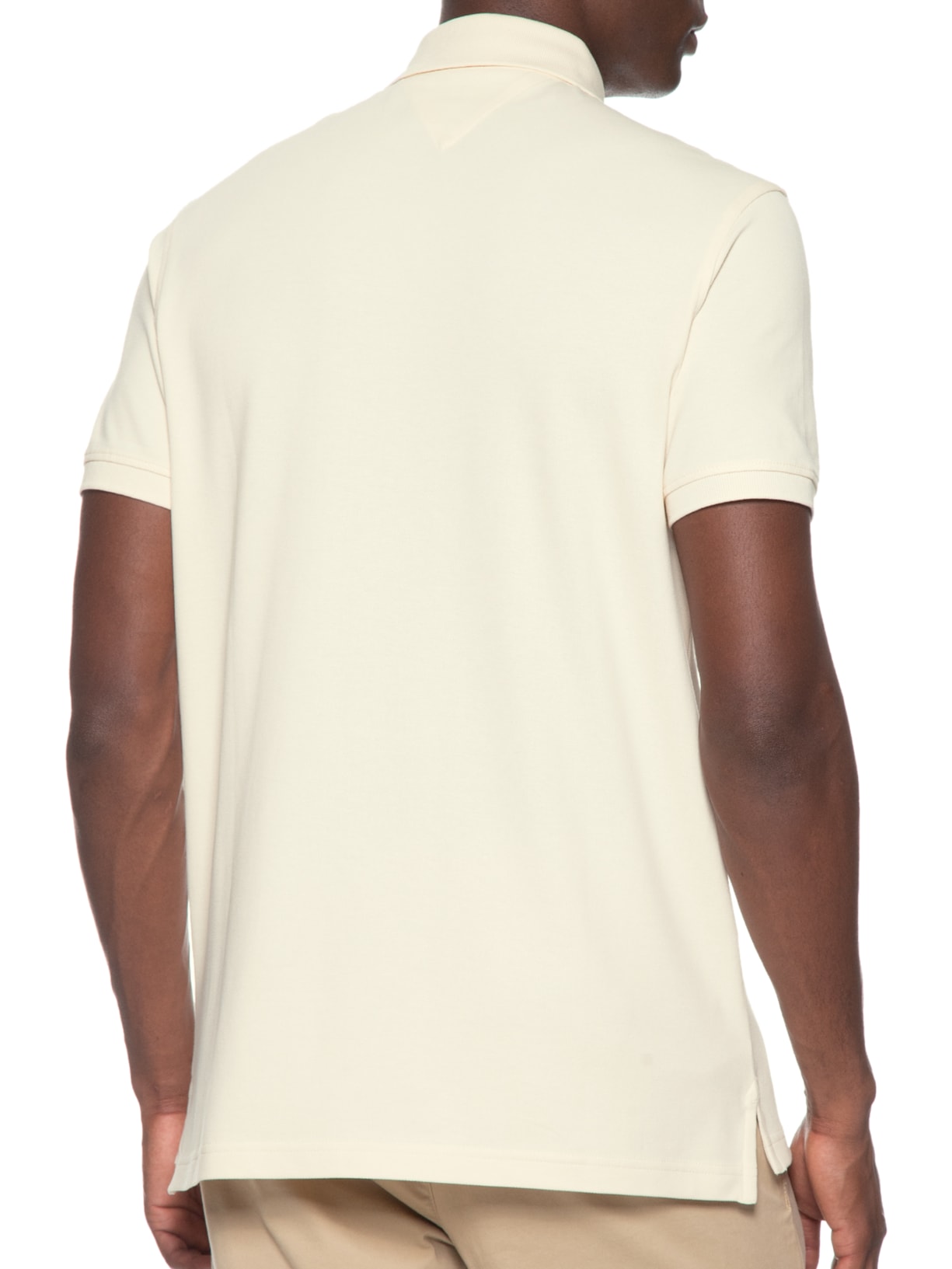 Polo Masculina lm 1985 Regular Bege Tommy Hilfiger