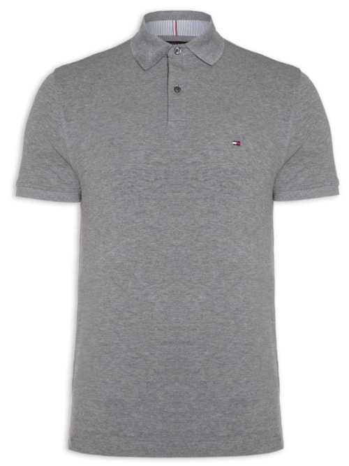 Polo Masculina lm 1985 Regular - Cinza