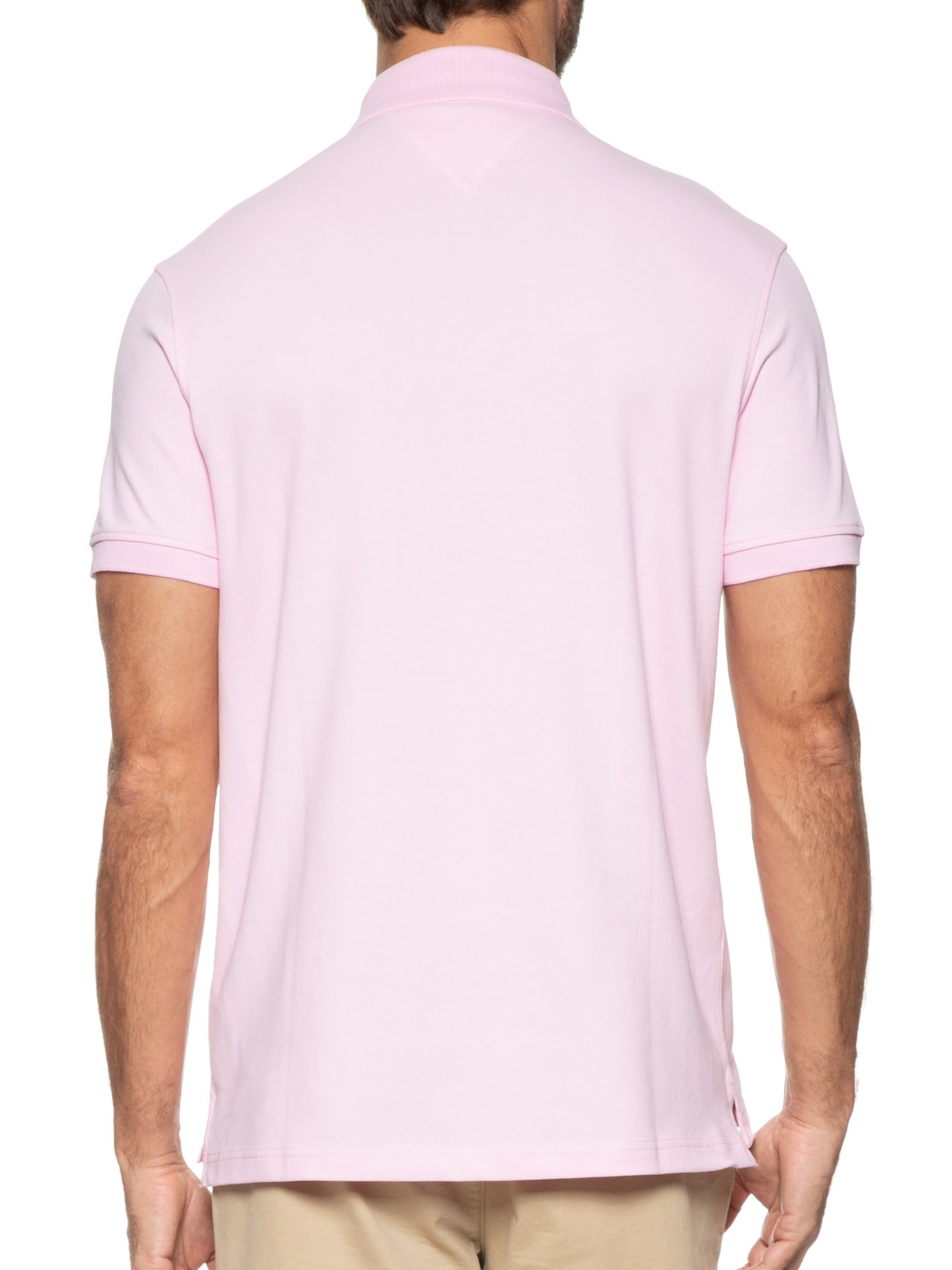 Polo Masculina lm 1985 Regular Rosa Tommy Hilfiger