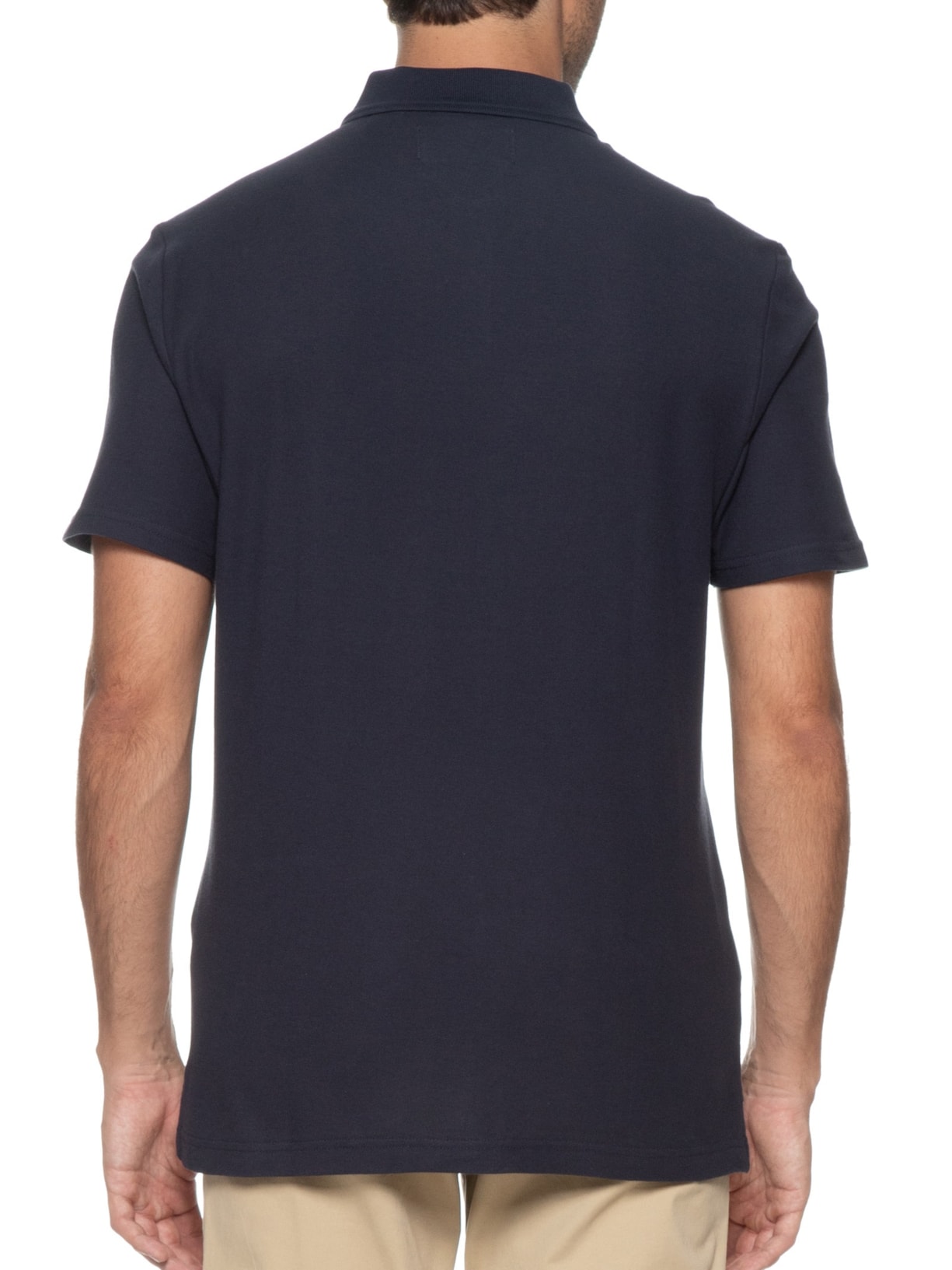 Polo Masculina Logo Azul Original Penguin