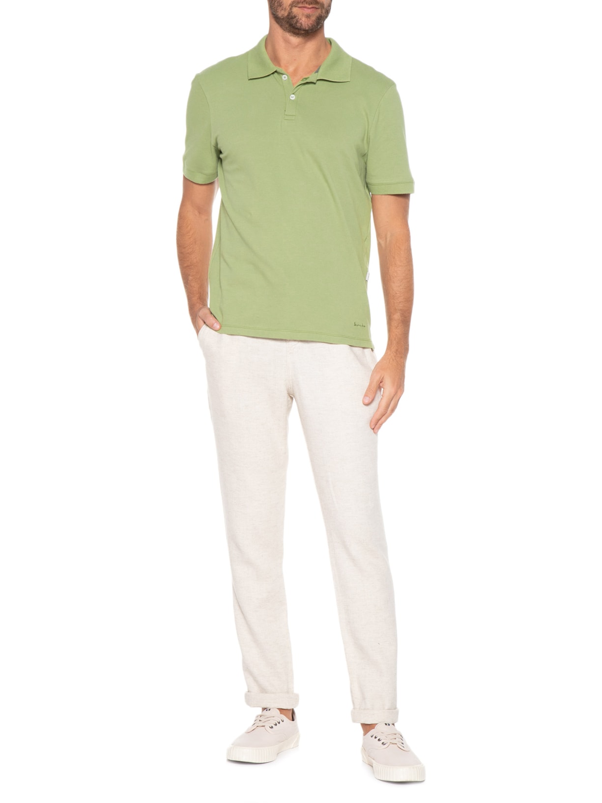 Polo Masculina Madrid Verde Barche