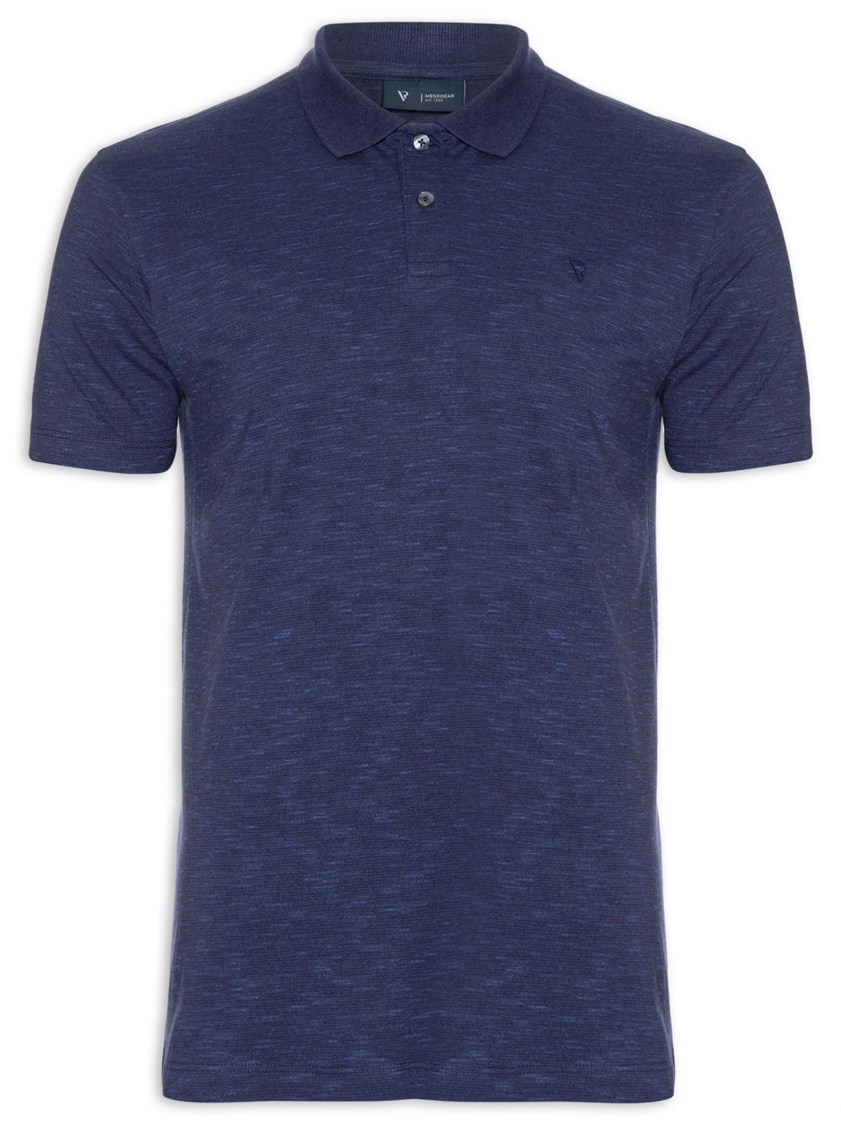 Polo Masculina Malha Night - Azul