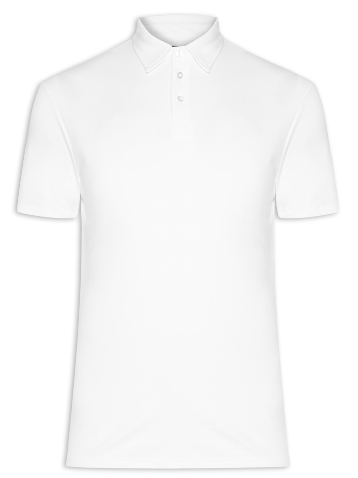 Polo Masculina Malha Premium - Branco