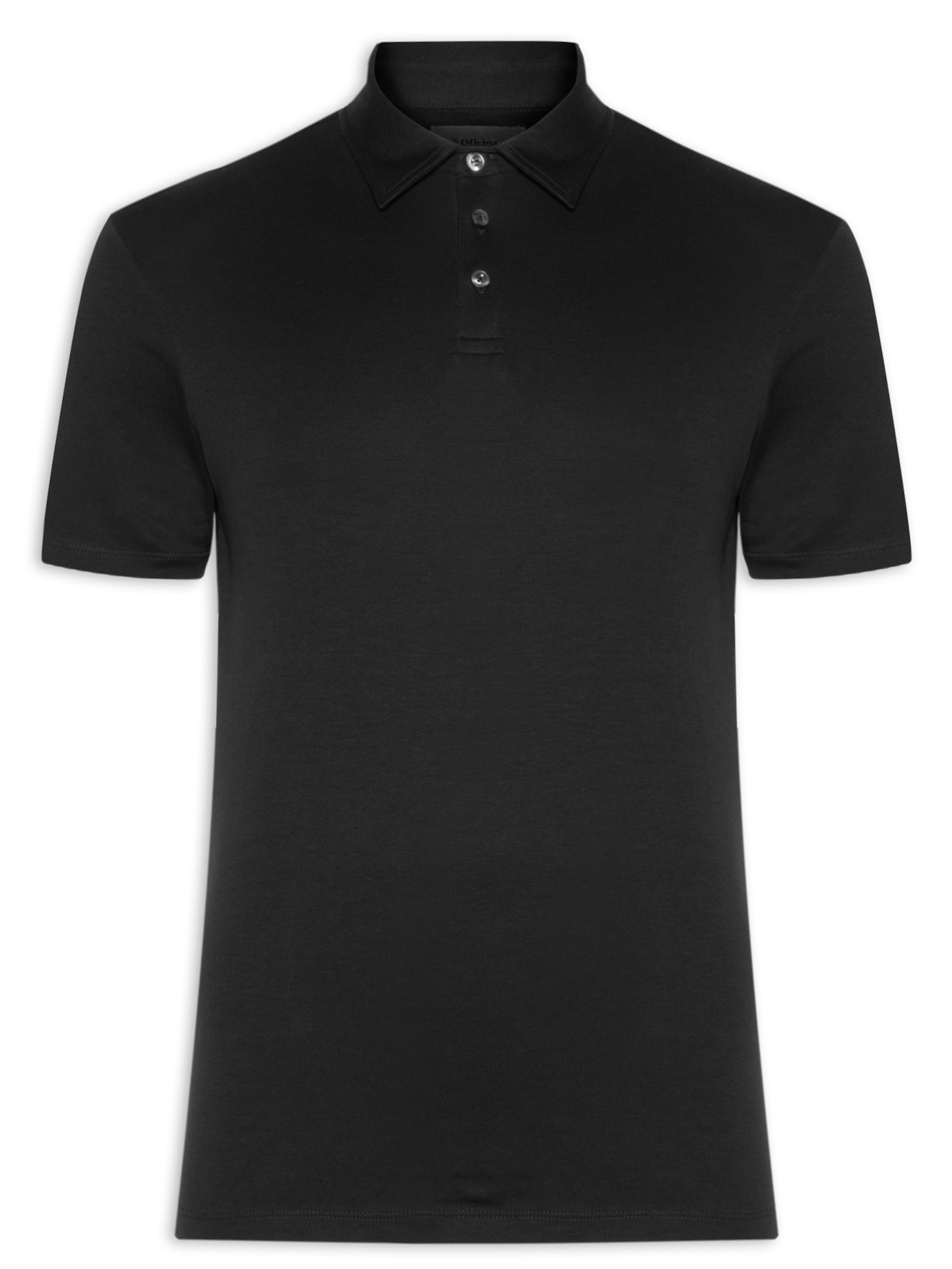 Polo Masculina Malha Premium - Preto