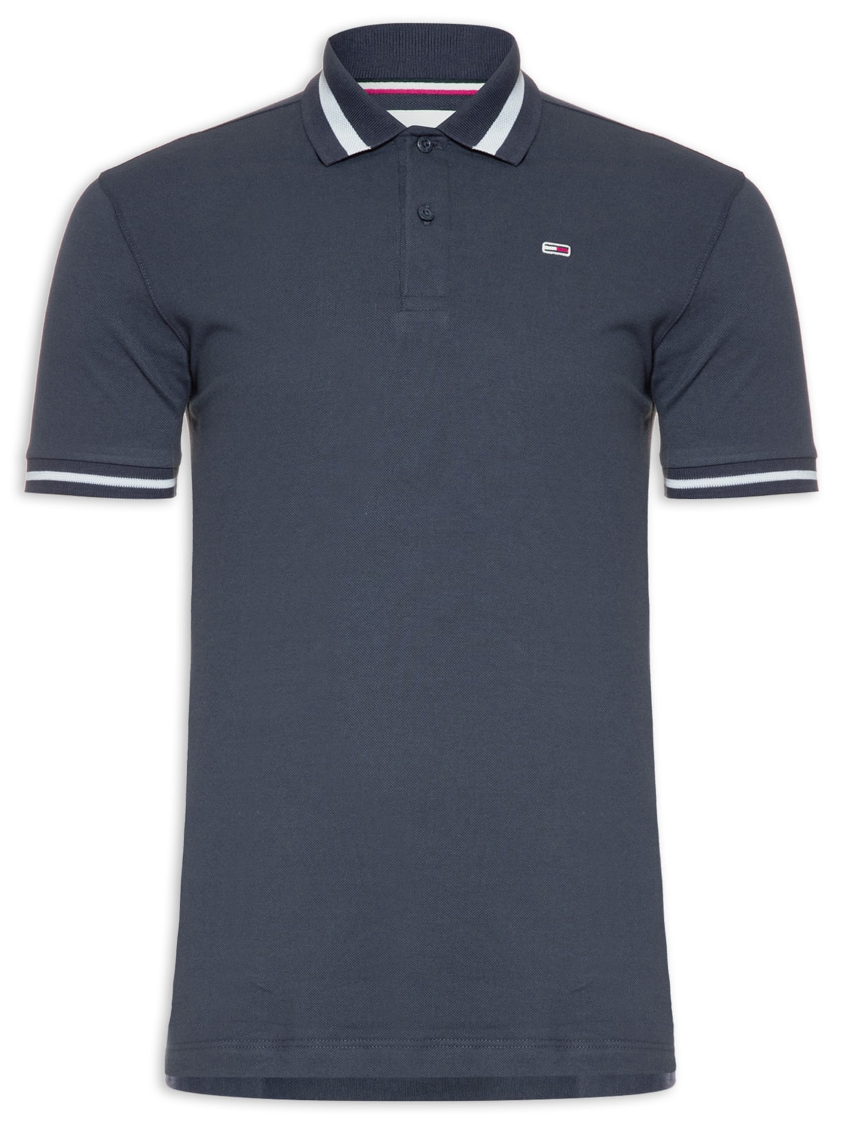 Polo Masculina Manga Curta - Azul