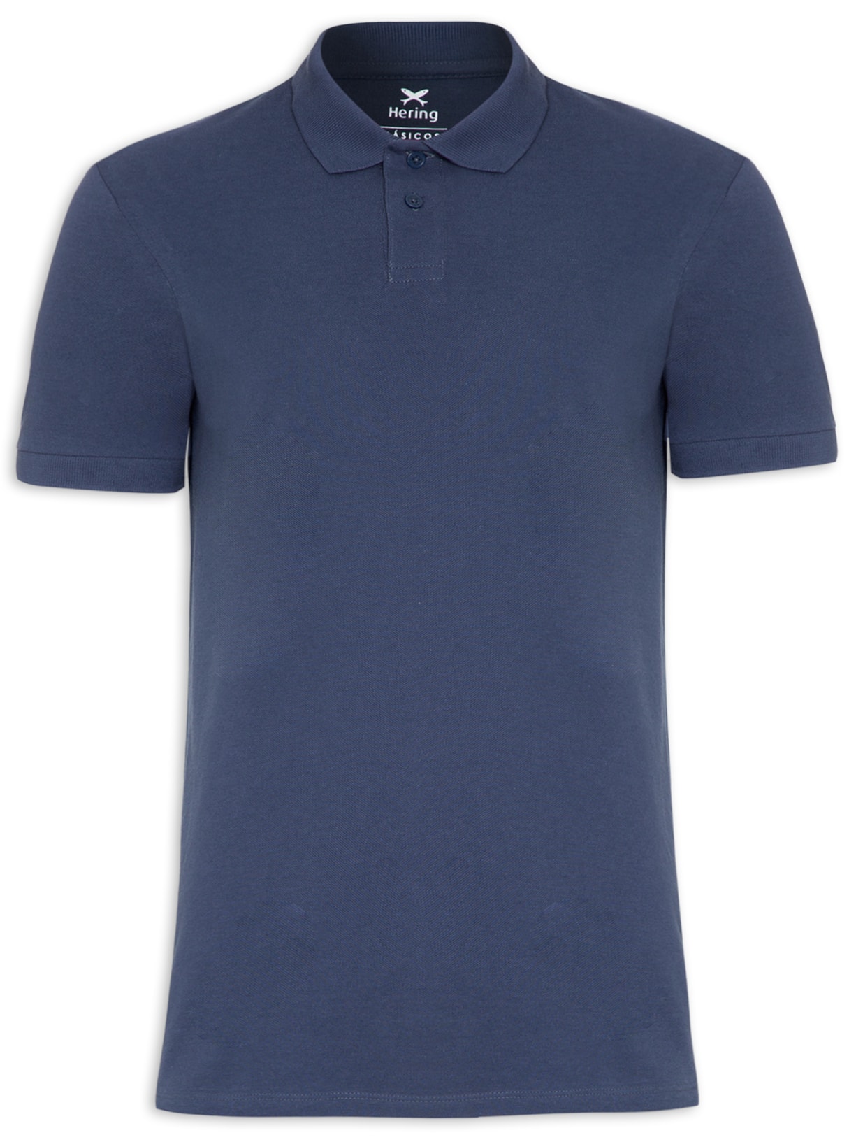 Polo Masculina Manga Curta - Azul