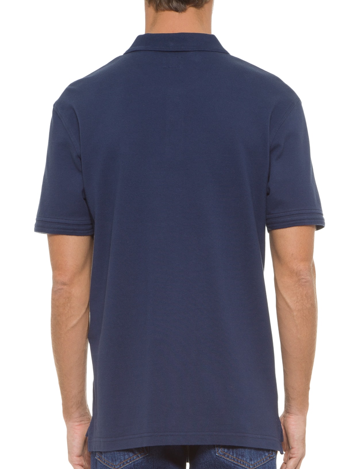 Polo Masculina  Manga Curta Azul Levi's