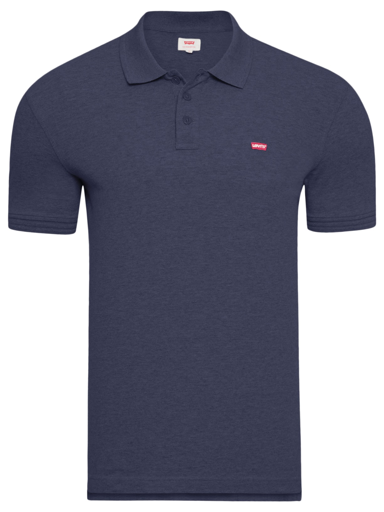 Polo Masculina  Manga Curta Azul Levi's