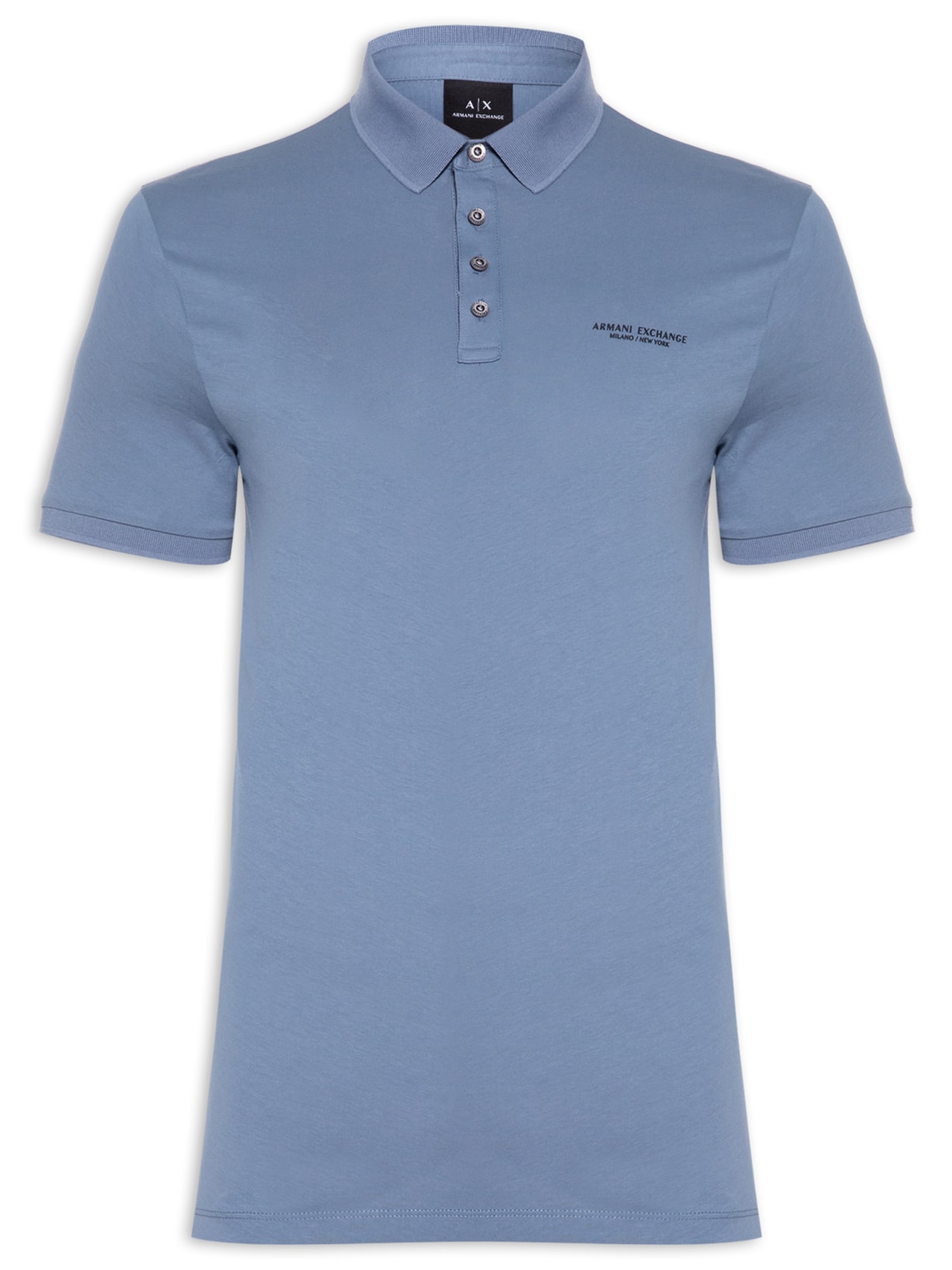 Polo Masculina Manga Curta - Azul