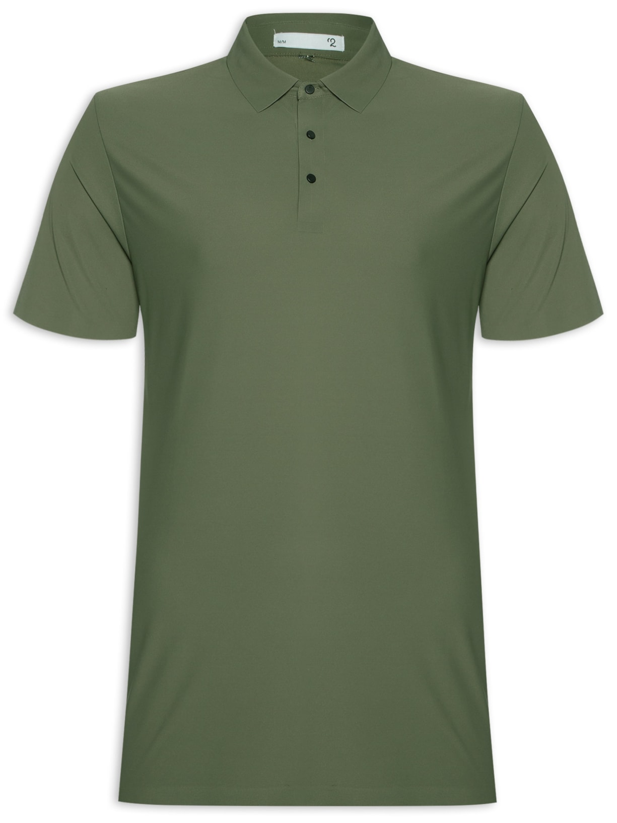 Polo Masculina Manga Curta Básica - Verde