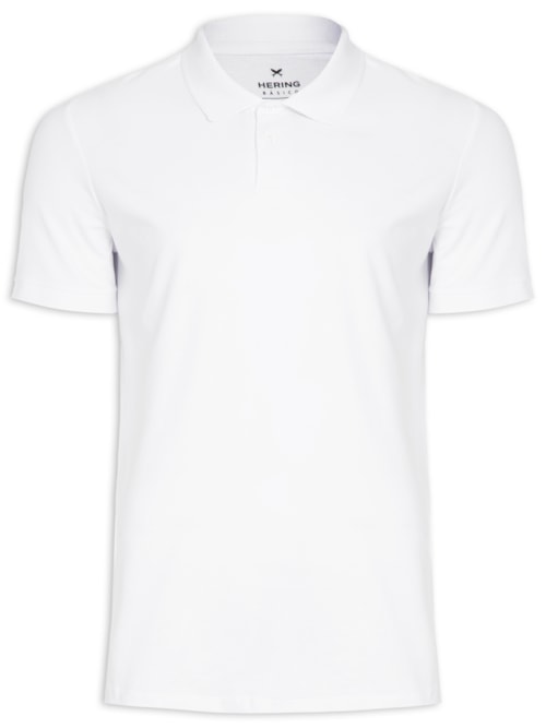 Polo Masculina Manga Curta - Branco